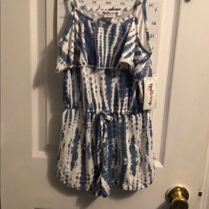 Girls tie dye romper